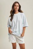 Oversized Striped Short Sleeve Tee