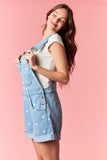 Polka Dot Overall Shorts