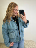 Risen- Pocketed Denim Jacket