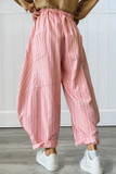 LAS-LIVE Striped Pants with Pocket (S-XL)