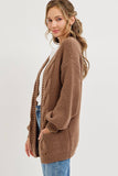 Chunky Cable Knit Cardigan (M, L)