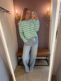 Risen-High Rise Wide Baggy Jean With Tie Waist