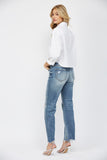 Mica- High Rise Distressed Straight Denim (0-5, 18w, 20w)