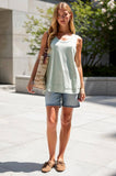 Baby Ribbed Knit Tank Top, Mint