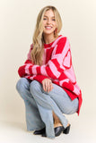 Checkerboard Heart Sweater (S-L)