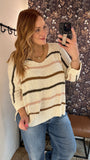 Muticolor Striped Sweater