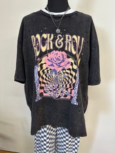 Rock n Roll Tee- m/l (can fit up to 2x)