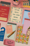 Mini Legal Pad Set, Serious Notes