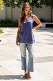 Baby Ribbed Knit Tank Top, Lilac