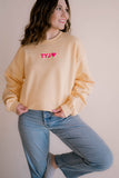 Thank You Jesus Pullover - Yellow | Christian Pullover