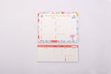 Meal Planner and Shopping List Set, Floral