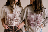 He Makes A Way Tee | Women's Christian Tee (L, XL)