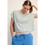 Open Back Athletic Top, Black (L)