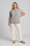 Raw Edge Sleeveless Lightweight Cardigan, Light Taupe (S-L)