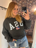 Charcoal USA Crewneck