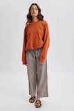 Patch Pocket Plaid Pants