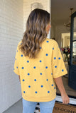 Polka Dot Oversize Blouse (S-XL)