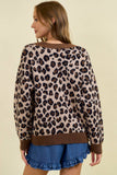 Leopard Knit Cardigan (S,M)
