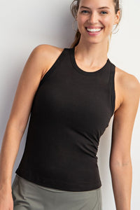 Butter Racerback Cami w-built in Bra (3x)