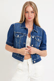 Short Sleeve Denim Jacket