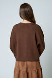 Raw Edge Exposed Seam Cardigan, Butter Yellow