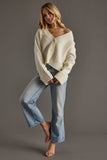 Ivory Knit Cropped Button Up Cardigan