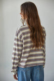 Cotton Multicolor Stripe Long Sleeve (S)