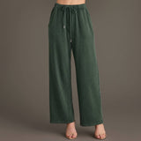 Pine Green Washed Soft Sweatpants