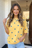 Polka Dot Oversize Blouse (S-XL)