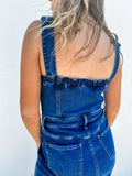 PREORDER- FRANKIE OVERALL DENIM DRESS