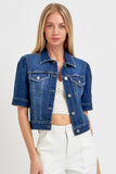 Short Sleeve Denim Jacket