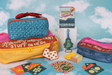 Makeup Bag, Flowers and Bows