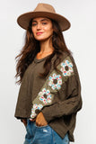 Floral Patch Top (S-3X)