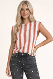 Independence Day Stripe Knit Top
