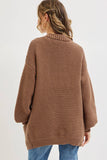 Chunky Cable Knit Cardigan (M, L)