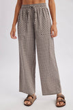 Patch Pocket Plaid Pants