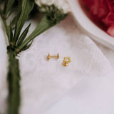 Flower Flat Back Studs