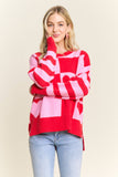 Checkerboard Heart Sweater (S-L)