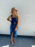 PREORDER- FRANKIE OVERALL DENIM DRESS