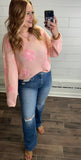 Lightweight Floral Sweater Top