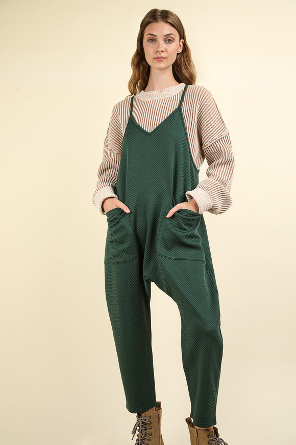 Textured Thin Strap Jumper, Forest (M-3x)