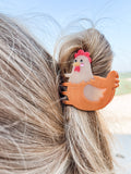 Chicken Hair Farm Claw Clip