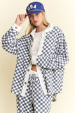 Checkered Collared Button Up