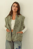 Mineral Wash Quilted Vest