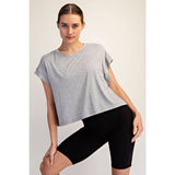 Open Back Athletic Top, Black (L)
