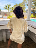 Sun Rays & Pool Days Graphic Tee on Ivory