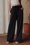 Black Washed Soft Sweatpants (S-XL)