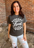 SUPPORT LOCAL FARMERS Graphic Tee (M,XL, 2X)