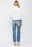 Mica- High Rise Distressed Straight Denim (0-5, 18w, 20w)