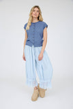 Raw Edge Sleeveless Lightweight Cardigan, Butter Yellow (S-L)